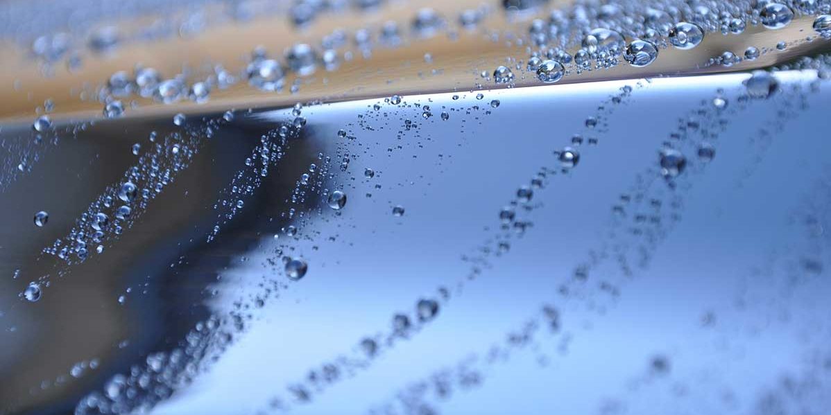 ceramic coating water beads on paint